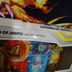 Pokemon TCG Legends of Johto Pin Collection Box - New Sealed (9 Packs, 3 Pins) - Image 2
