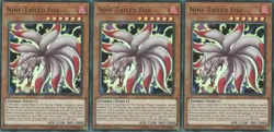 3x Nine-Tailed Fox | DUPO-EN031 | UR | 1st Ed | NM | YuGiOh - Image 1