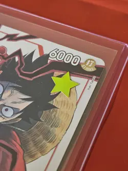 One Piece TCG Monkey D. Luffy 3rd Anniversary Promo Alt Art ST01-012 - Image 5