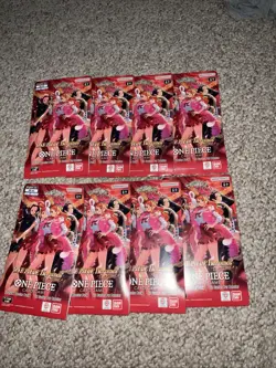 8x NEW/SEALED One Piece TCG Extra Booster Pack Heroines Edition EB-03 English - Image 1