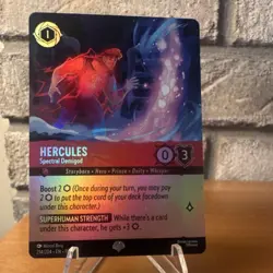 Disney Lorcana Hercules Spectral Demigod Foil 214/204 Marcel Berg - Image 1