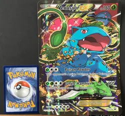 Venusaur EX XY123 XY JUMBO Pokemon Card Oversized PROMO HOLO Generations NM - Image 1