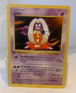 1st Edition Jynx Shadowless 31/102 Base Set Pokemon Card - Image 1