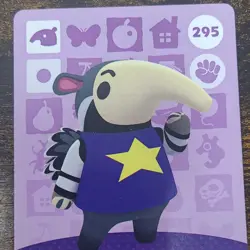 Nintendo Animal Crossing Antonio Amiibo Villager Card #295 Regular - Image 1