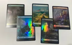 FOIL MH3 full art basic land set - Image 1