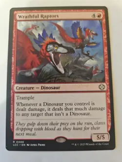 MTG - The Lost Caverns of Ixalan - Wrathful Raptors - NM - NF - Image 1