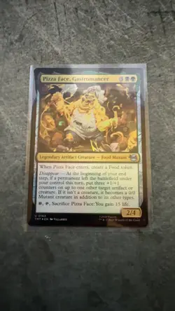 Pizza Face, Gastromancer Uncommon Teenage Mutant Ninja Turtles 163 NM Holofoil - Image 1