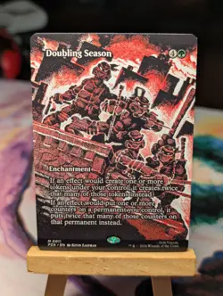 Doubling Season (Borderless) Teenage Mutant Ninja Turtles MTG - Image 1