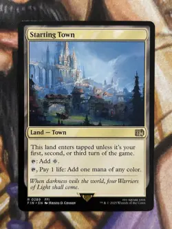 Starting Town 0289 MTG Final Fantasy Regular English Rare - NM 🔥 - Image 1