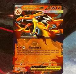 Pokemon Mega Charizard Y ex - Promo ME: Mega Evolution Promo 030 NM - Image 1