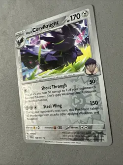 Pokemon TCG * Journey Together 108/159 Hop's Corviknight U REVERSE HOLO * NM - Image 2