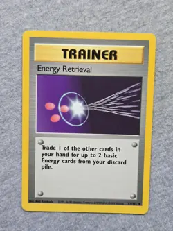 Pokemon TCG Energy Retrieval Base Set 81/102 Regular Unlimited Uncommon - Image 1