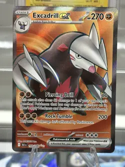 Pokemon TCG Excadrill EX 160/086 Full Art Ultra Rare Black Bolt English NM - Image 1