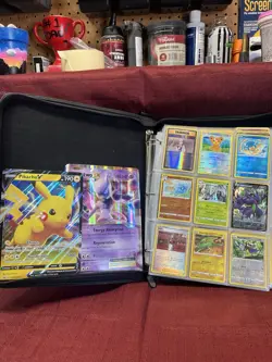 Pokemon TCG Card Lot Binder Pikachu Charmander Caterpie Poliwag Ponyta Holo - Image 4