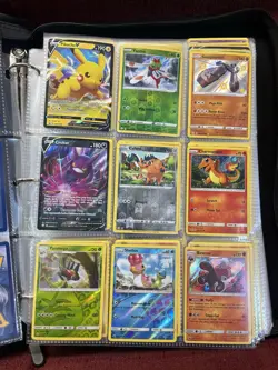 Pokemon TCG Card Lot Binder Pikachu Charmander Caterpie Poliwag Ponyta Holo - Image 5