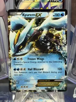 Kyurem EX BW37 Black & White Black Star Promo Holo Pokemon Card - Image 1