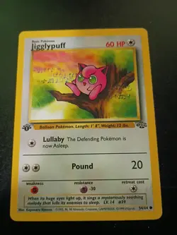 Jigglypuff 54/64 Jungle Regular First Edition Pokemon Vintage Lp/Mp - Image 1