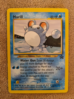 Pokemon Marill 29/53 Wotc Promo MP - Image 1