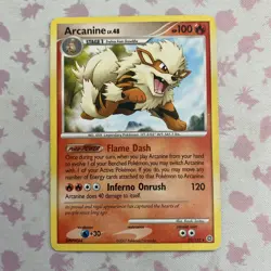 Pokemon TCG Arcanine 22/132 Secret Wonders Set Regular Rare - Image 1