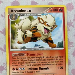Pokemon TCG Arcanine 22/132 Secret Wonders Set Regular Rare - Image 2