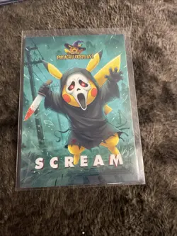 Pokemon Cosplay Pikachu (Scream) NON-TCG Full Art Special Pack Hit Red Back - Image 1