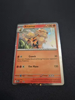 Pokemon TCG Arcanine Black Star Promos SVP011 Holo Promo Cosmos Holo Rare Promo - Image 1