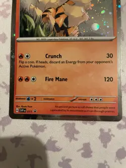 Arcanine SVP011 Cosmos Holo Black Star Promo 011 Scarlet & Violet (NM) Pokemon - Image 3