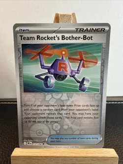 Team Rocket's Bother-Bot 172/182 Reverse Holo Pokemon TCG: Destined Rivals (NM) - Image 1