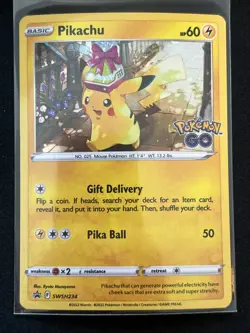 (8X) Pikachu SWSH234 Pokemon TCG Sword & Shield Promo LP/LP+ Lot - Image 2