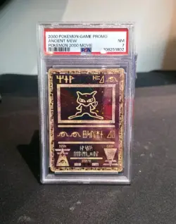 PSA 7 NM Pokemon Ancient Mew Pokemon 2000 Movie Promo Holo - Image 1