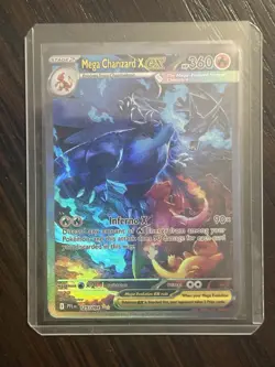Mega Charizard X EX SIR 125/094 (English) Phantasmal Flames Pokemon TCG - Image 1