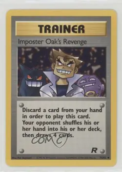 Impostor Oak's Revenge Pokemon Team Rocket #76 2000 - Image 1