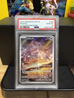 Pokemon Mesprit Surging Sparks IR 204 PSA 10 - Image 1