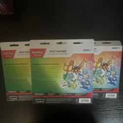 Pokemon TCG First Partner Illustration Collection Series 1 2 Sealed Packs (3) - Image 3