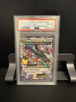 Pokemon M Rayquaza EX 76/108 Celebrations Classic Collection Holo PSA 10 - Image 1