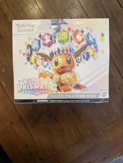 Pokemon Prismatic Evolutions ETB Elite Trainer Box Sealed *Dented* - Image 1