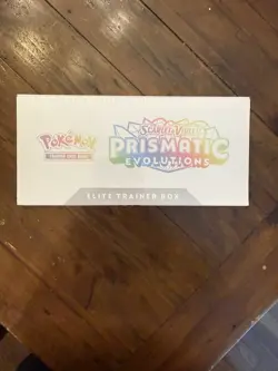 Pokemon Prismatic Evolutions ETB Elite Trainer Box Sealed *Dented* - Image 3