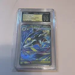 CGC 10 PRISTINE Mega Sharpedo ex 127/094 SIR Pokemon Phantasmal Flames - Image 1