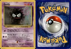 GASTLY 50/102 COMMON BASE SET UNLIMITED POKEMON HP - Image 1