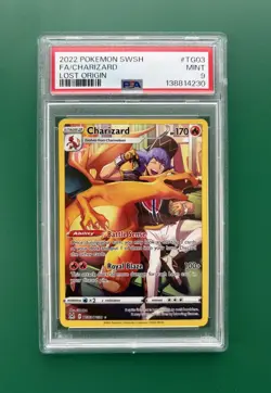 Charizard TG03/TG30 - Lost Origin - Trainer Gallery - PSA 9 - Pokemon TCG - Image 1