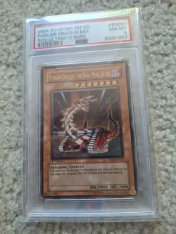 Yugioh - Fusiler Dragon, The Dual-Mode Beast Ultimate Rare 1st Edition PSA 8 - Image 1