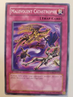Malevolent Catastrophe - SDRL-EN032 - Common - 1st Edition NM YuGiOh! Starter D - Image 1