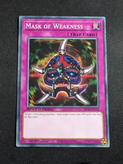Yugioh - Mask of Weakness SBCB-EN123 1st Edition Common NM - Image 1