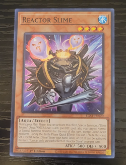Yu-Gi-Oh Reactor Slime 1st Edition Super Rare EGS1-EN020 High grade - Image 1