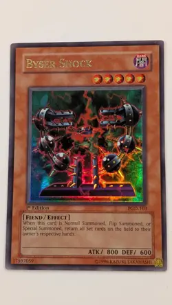 Yugioh Byser Shock PGD-103 1st Edition Ultra Rare – LP - Image 1