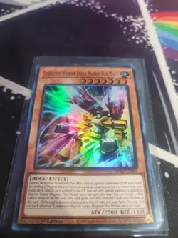 X3 Yugioh! Conduction Warrior Linear Magnum Plus Minus - BPRO-EN099 - Super Rare - Image 1