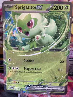 Sprigatito ex 087 Sv: Scarlet & Violet Promo Cards Holo - Image 1