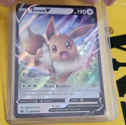 Eevee V SWSH065 - NM Promo Rare Pokemon Card - Image 1