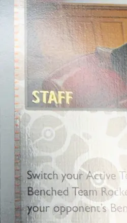 Team Rocket's Giovanni 174/182 Staff Regional Championships Promo Pokemon Card - Image 3