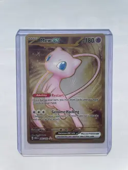 Pokemon TCG-Mew EX 205/165 Scarlet&Violet 151 UPC Gold Metal Promo Card - Image 3